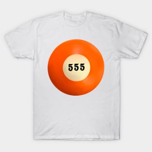 555 Angel Number Pool Ball T-Shirt